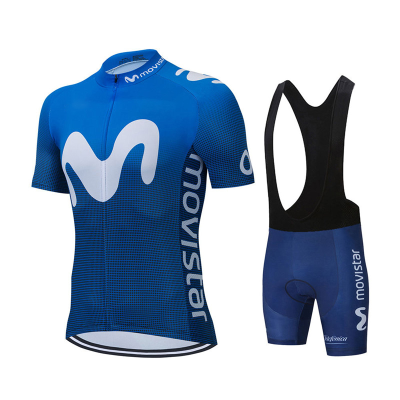 New Summer Movistar Team Cycli - Cycling Bib Shorts review and price